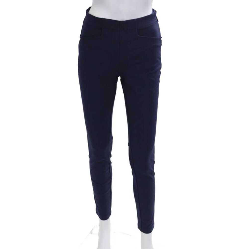 RLX Ralph Lauren Women Ankle Jegging Dark Blue Nylon Blend Size 00